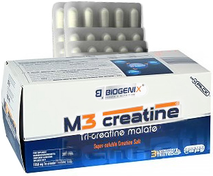 Biogenix M3 Creatine Tri-Creatine Malate 300 капсул Киев купить Украина
