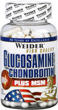Weider Glucosamine Chondroitine Plus MSM 120 капсул Киев купить Украина